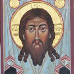 Jesus on Wood, eggs tempera, with gold leaf 24 karates, 9-5×11.75 inch6 1 (1)
