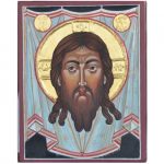 Jesus on Wood, eggs tempera, with gold leaf 24 karates, 9-5×11.75 inch6 1 (3)